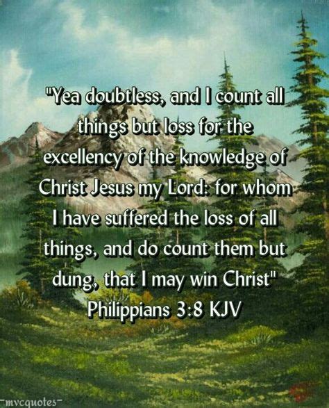Philippians 3:8 :: King James Version (KJV) .